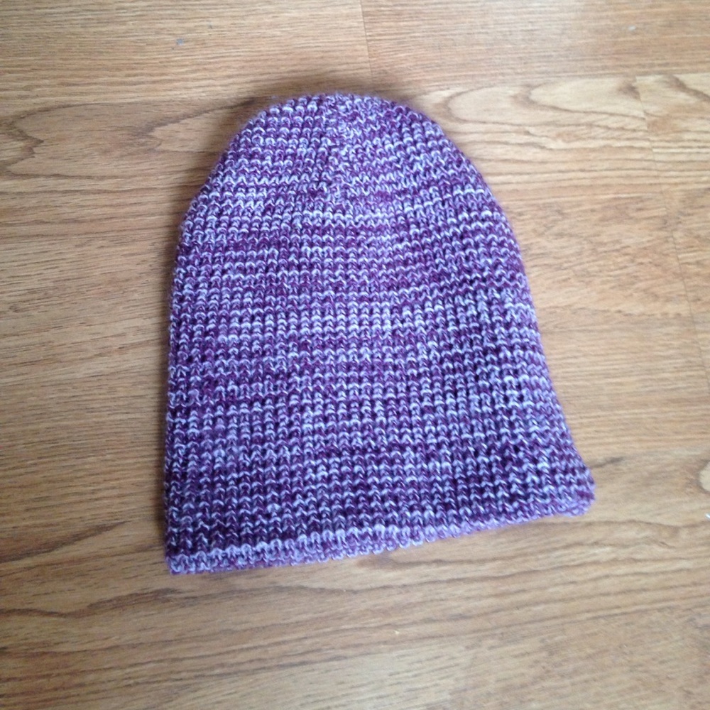 Purple beanie