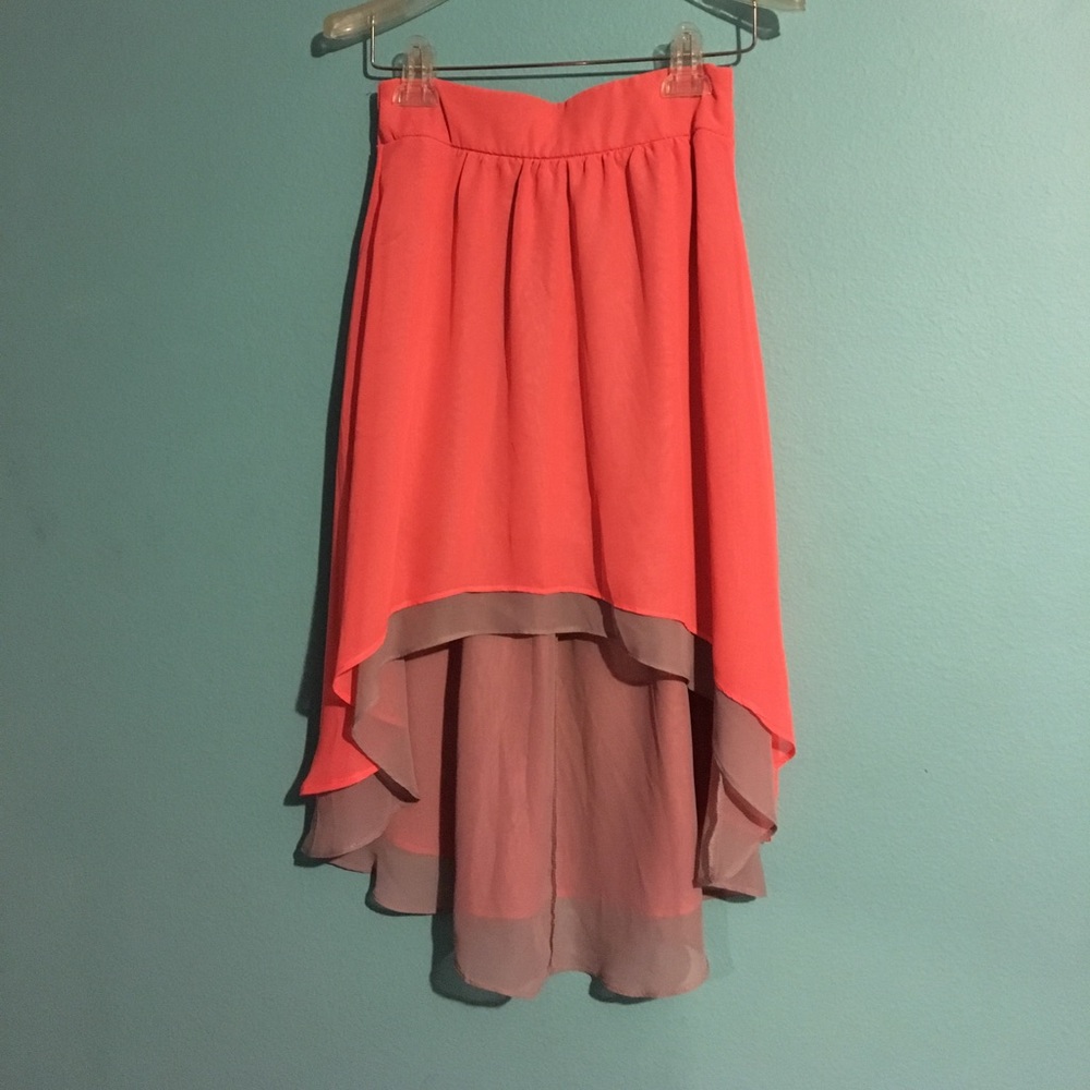 High low skirt