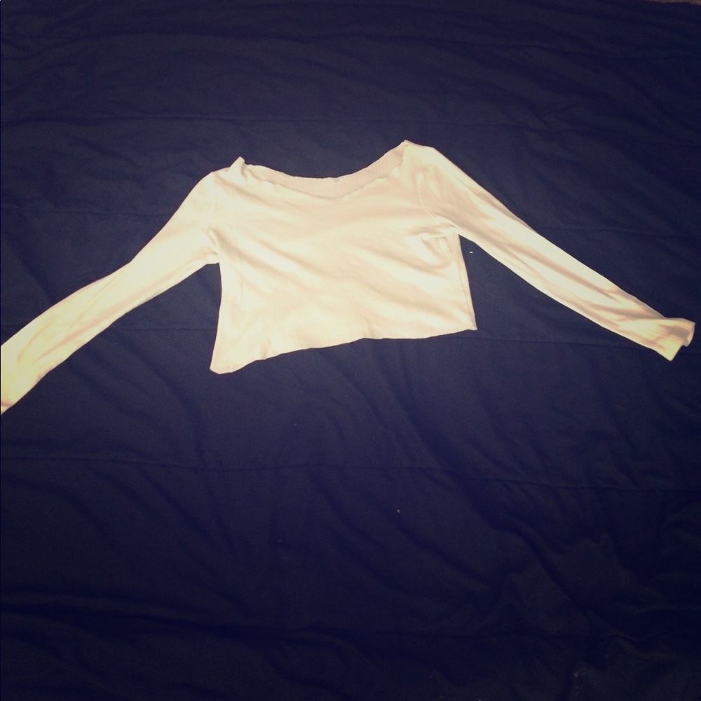 Off the shoulder crop top