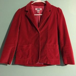 Red jacket