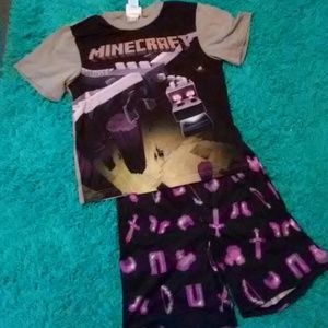 Boys Minecraft pj set sz 12