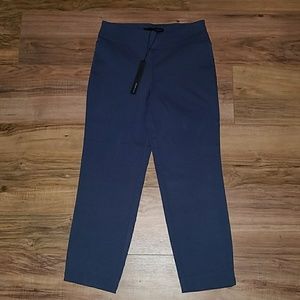 Indigo dressy stretch capris NWT