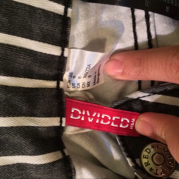 H&M Black and White Striped Pants - Picture 5 of 8