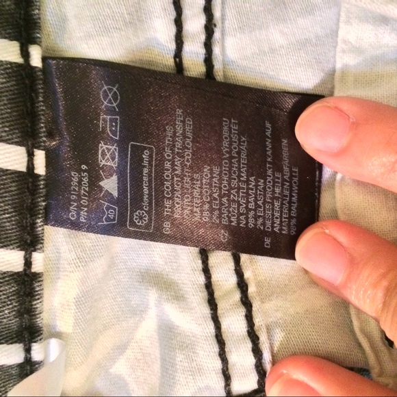 H&M Black and White Striped Pants - Picture 6 of 8