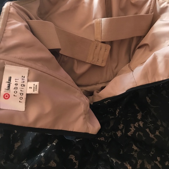 Black lace Neiman & Target rare sexy flare dress - Picture 4 of 7