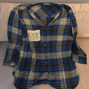 Lucky brand lightweight flannel