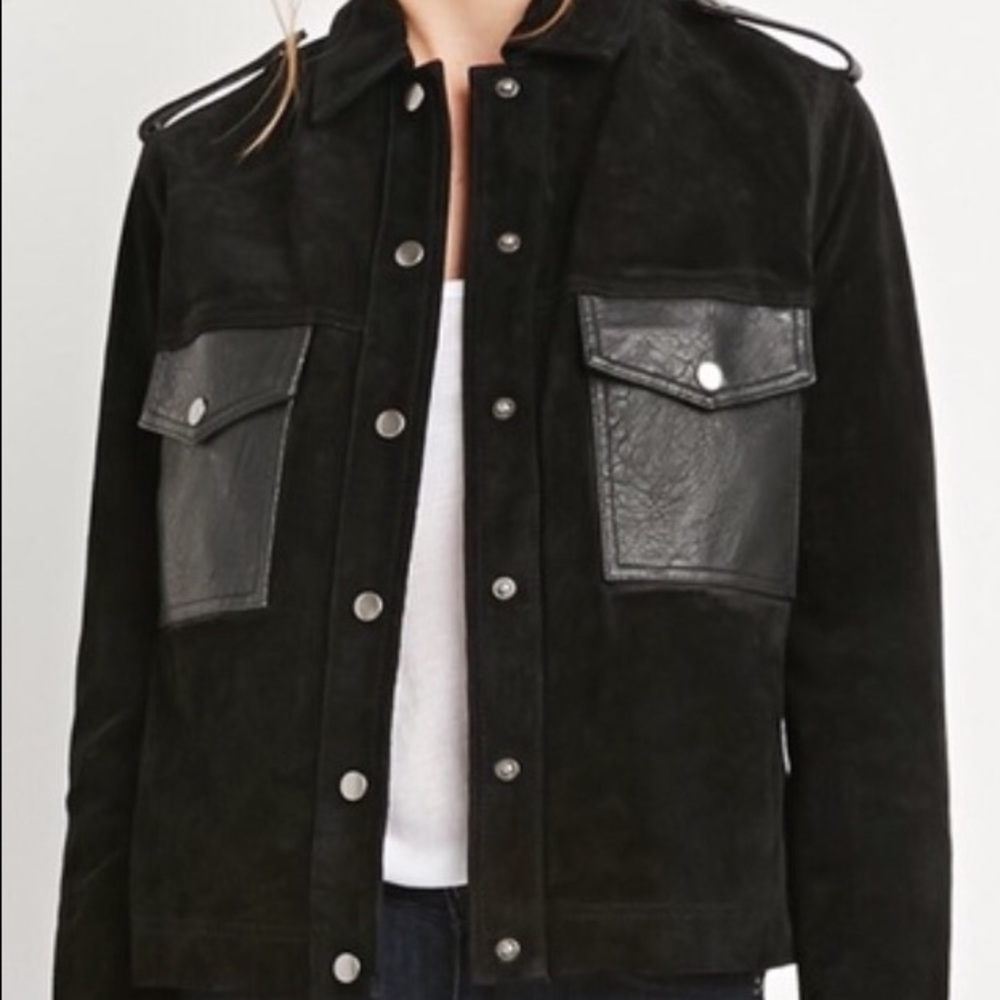 Forever 21 real suede jacket(firm price)