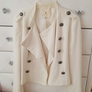 White Military Style Jacket