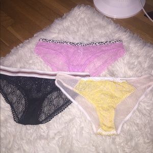 3 Victoria's Secret underwear
