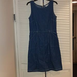 Ann taylor loft denim dress
