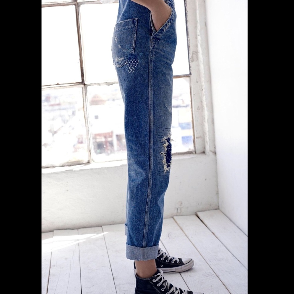 Free People X Citizens Of Humanity Denim Overall L - Picture 5 of 7