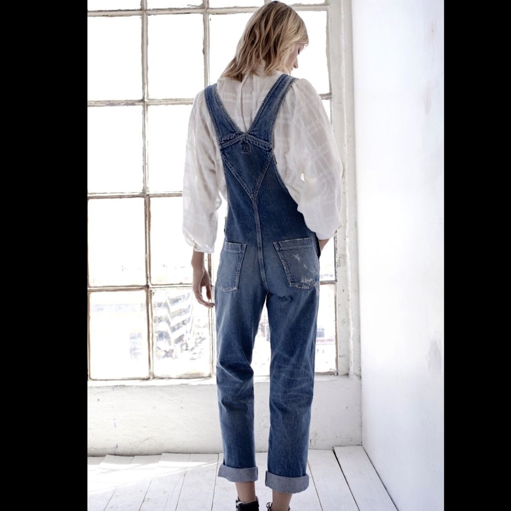 Free People X Citizens Of Humanity Denim Overall L - Picture 7 of 7