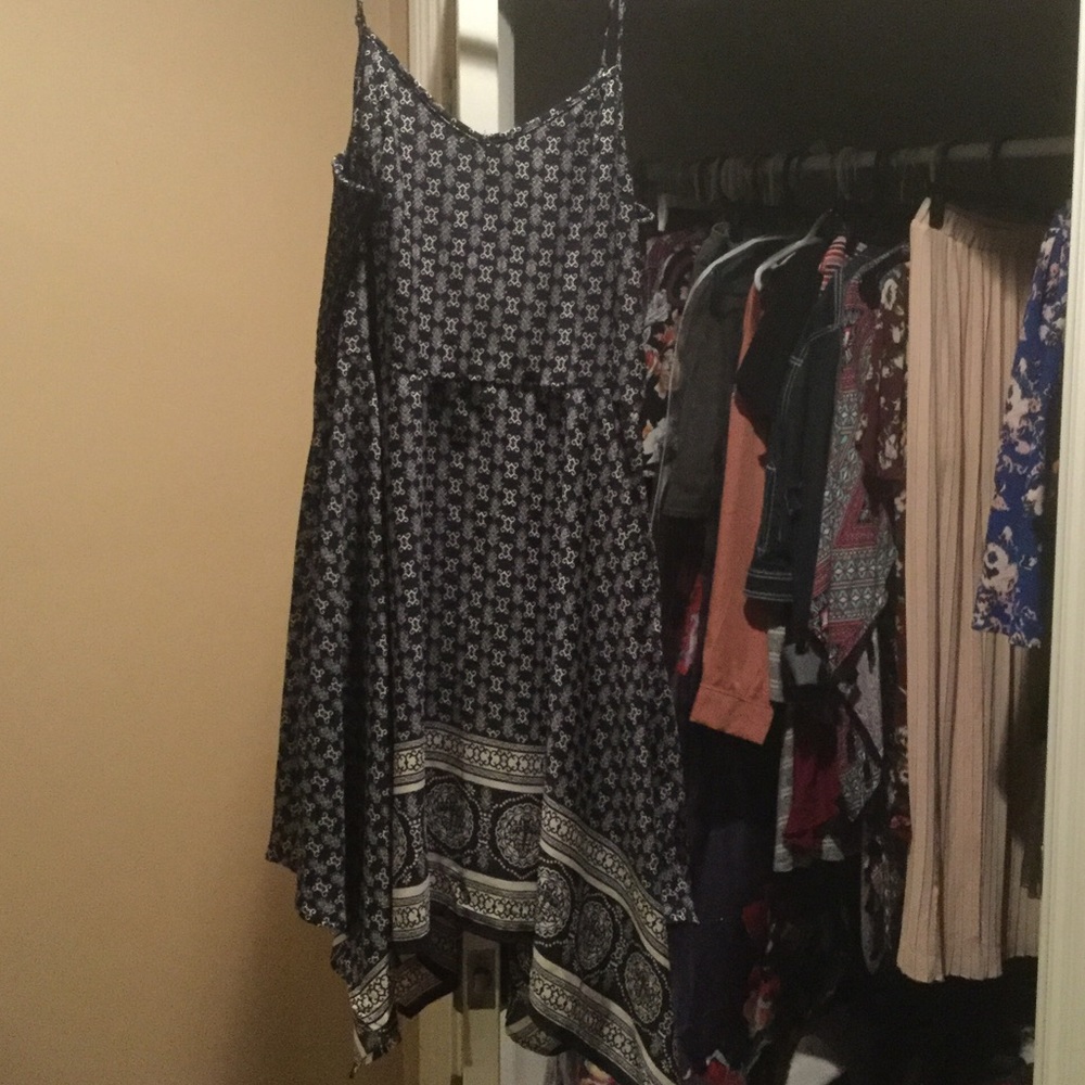 Blue tribal dress