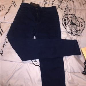 High rise skiny crop jeans