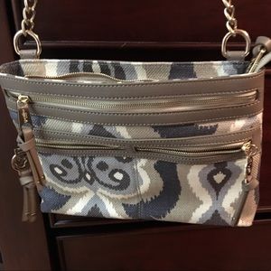 Spartina 449 New purse tan,cream and grey. Spartina 449 New purse tan,cream and grey.