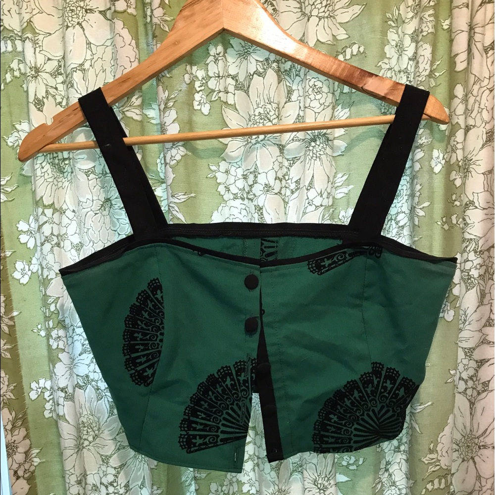 One of a kind Tatyana crop top/skirt