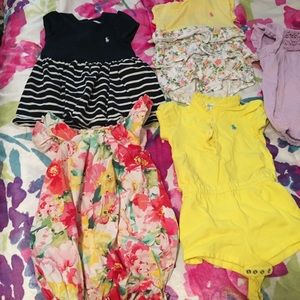 One piece Polo romper lot of 5