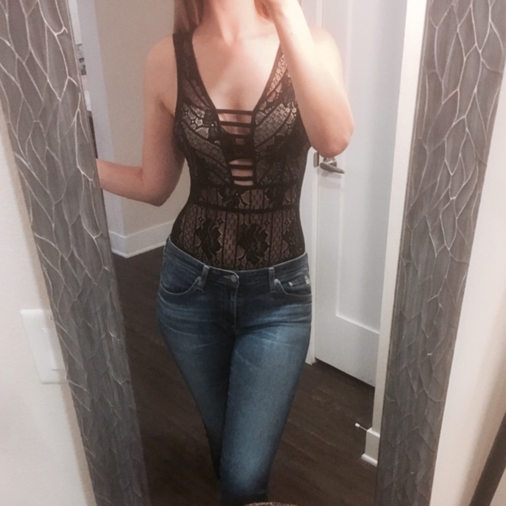 NWT Lace bodysuit