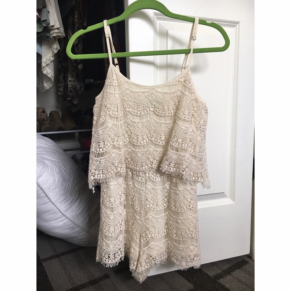 Francesca's Tan Romper