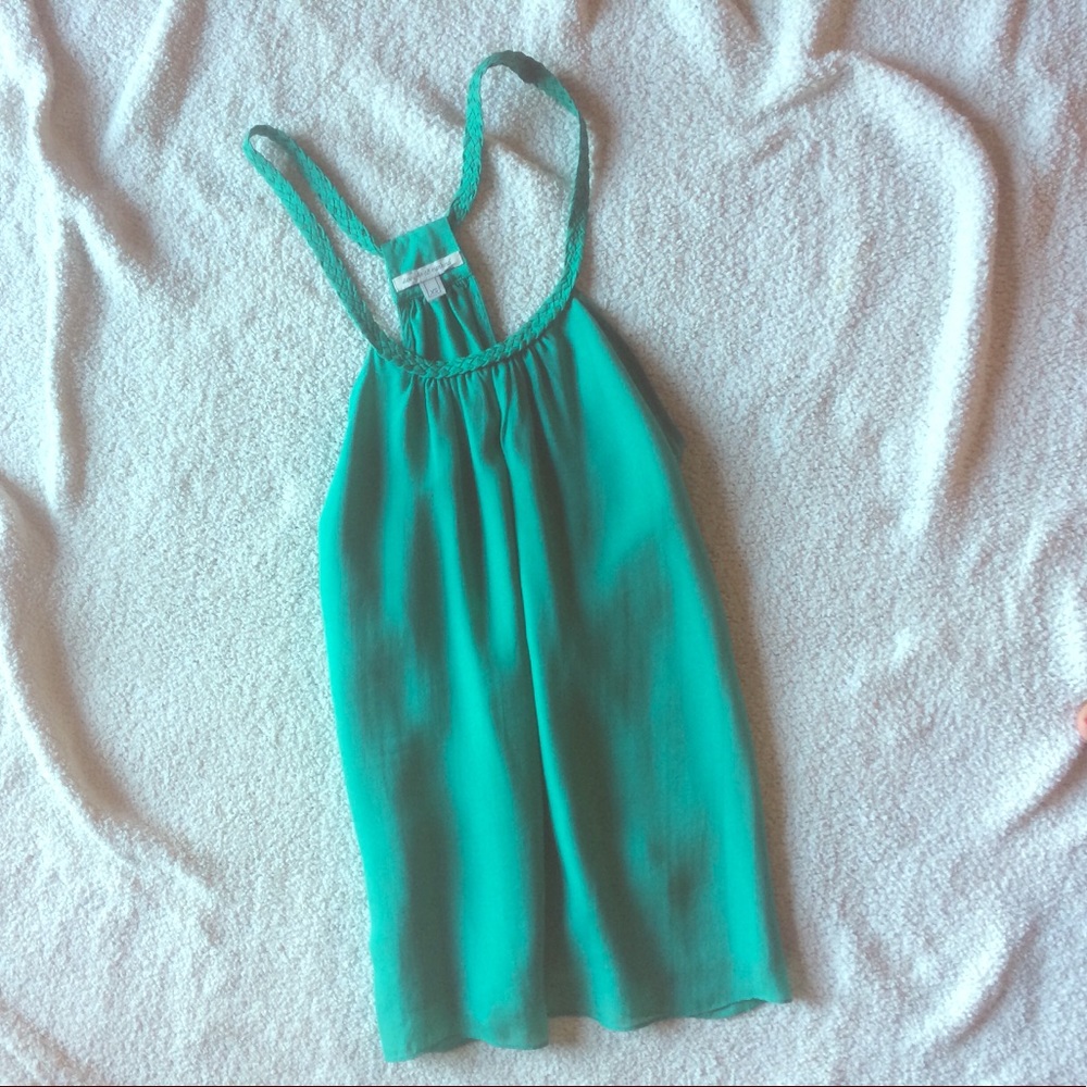 Seven for All Mankind 💚 Braided Silk Blouse - XS