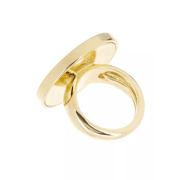 HOUSE OF HARLOW 1960 CRANBERRY RED SUNBURST RING - Picture 2 of 4