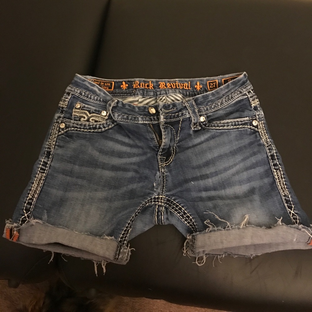 Cut off rock and revival shorts