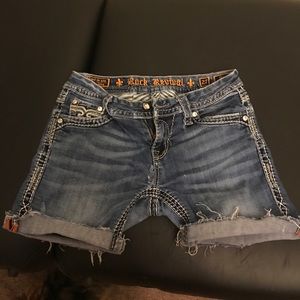 Cut off rock and revival shorts