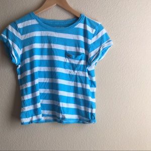Stripped Cropped Tee - Hollister