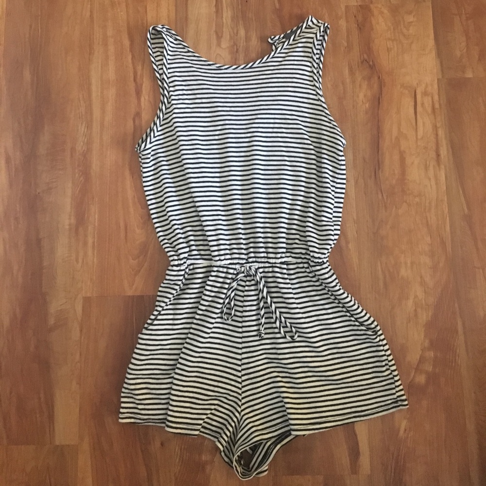 Striped romper