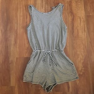 Striped romper
