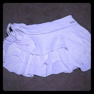 Hollister sexy white mini skirt