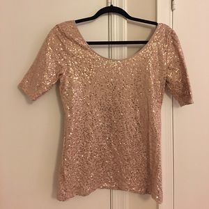 BR sequin gold/beige S