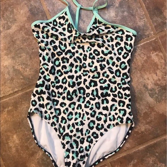 girls cheetah swimsuit