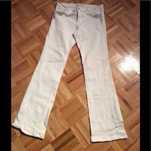 Flying Monkey white jeans size 13 detail pocket!
