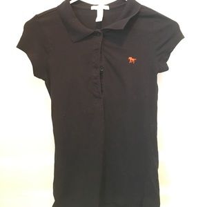 Black Collared Tee
