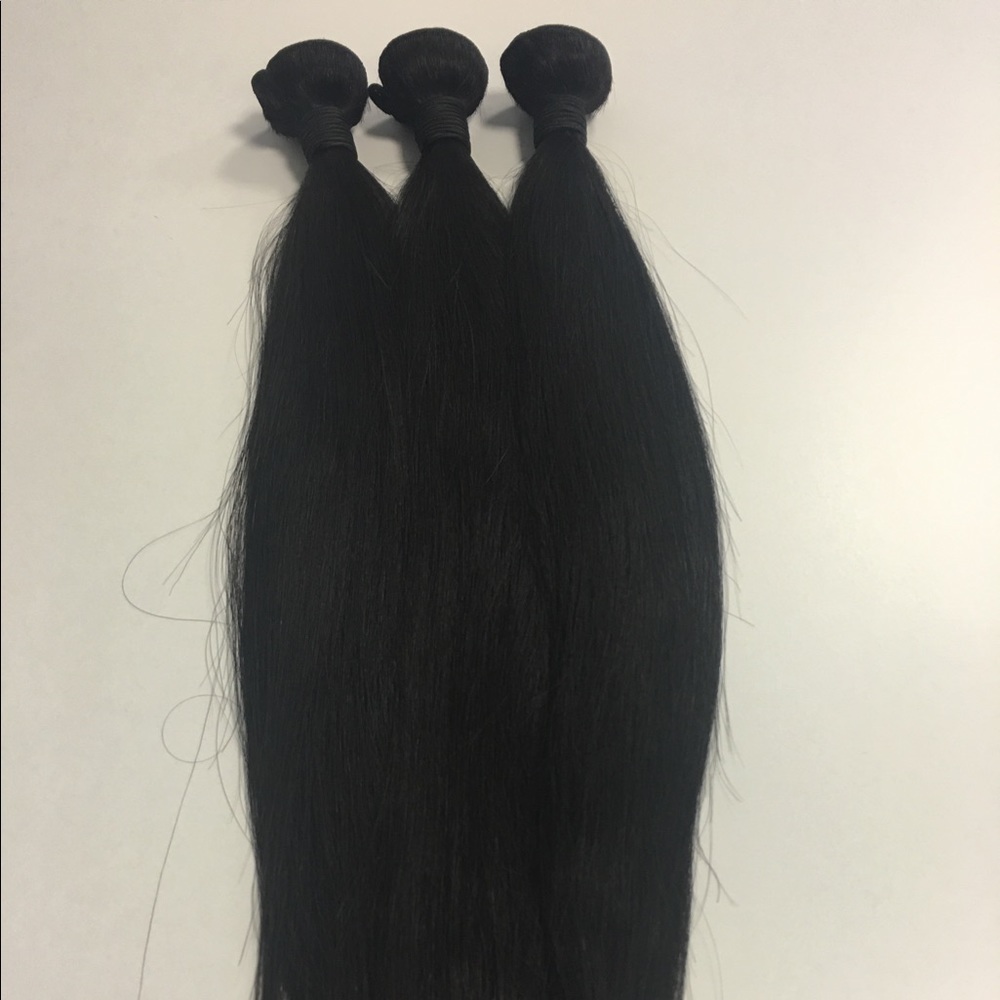 3 bundles 18" inch Brazilian virgin hair starlight