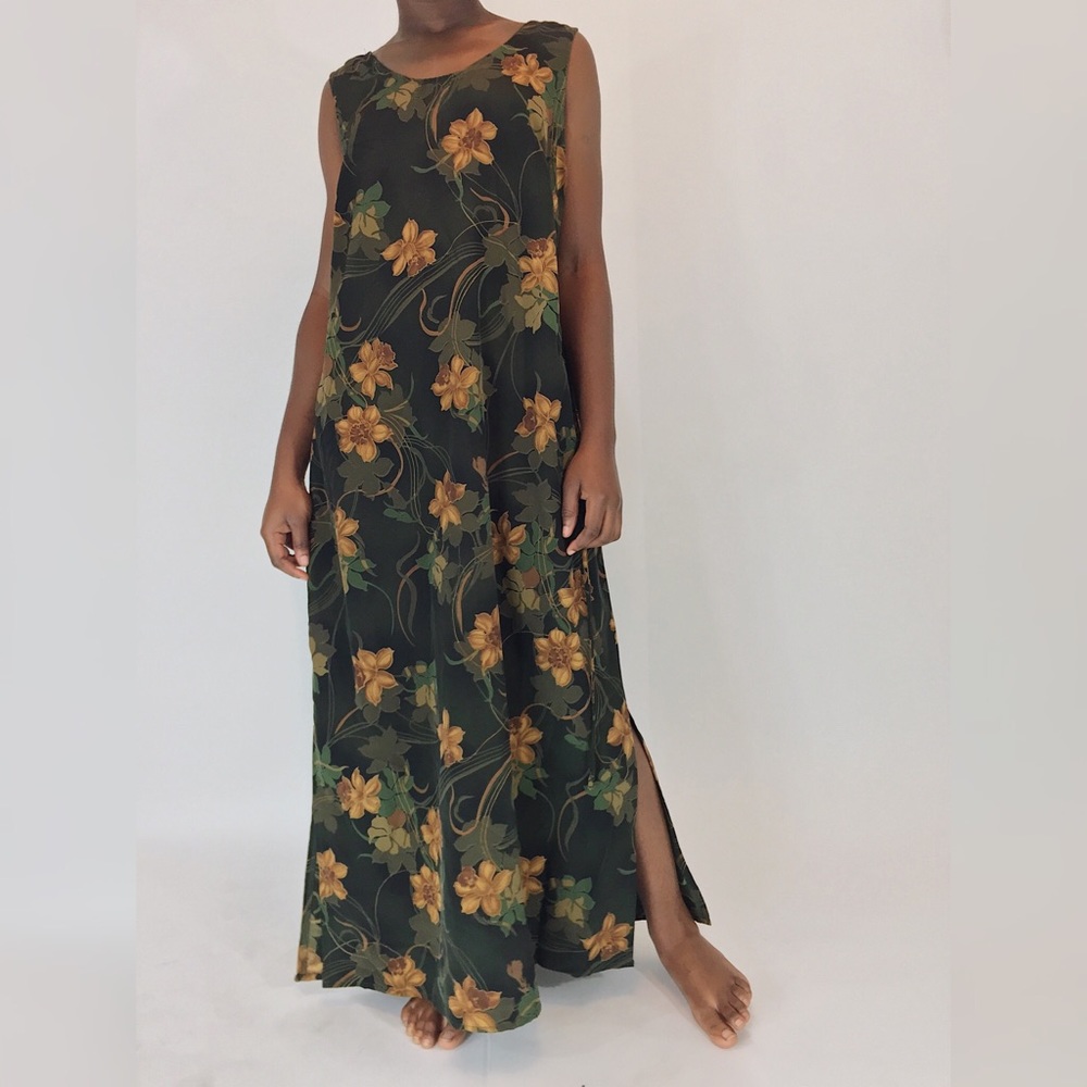 90s vintage maxi dress