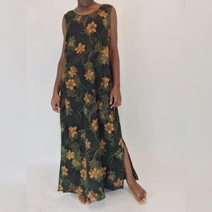 90s vintage maxi dress