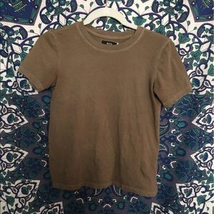 BDG XS Moss Green Crop Top
