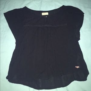 Hollister Navy Blue Top