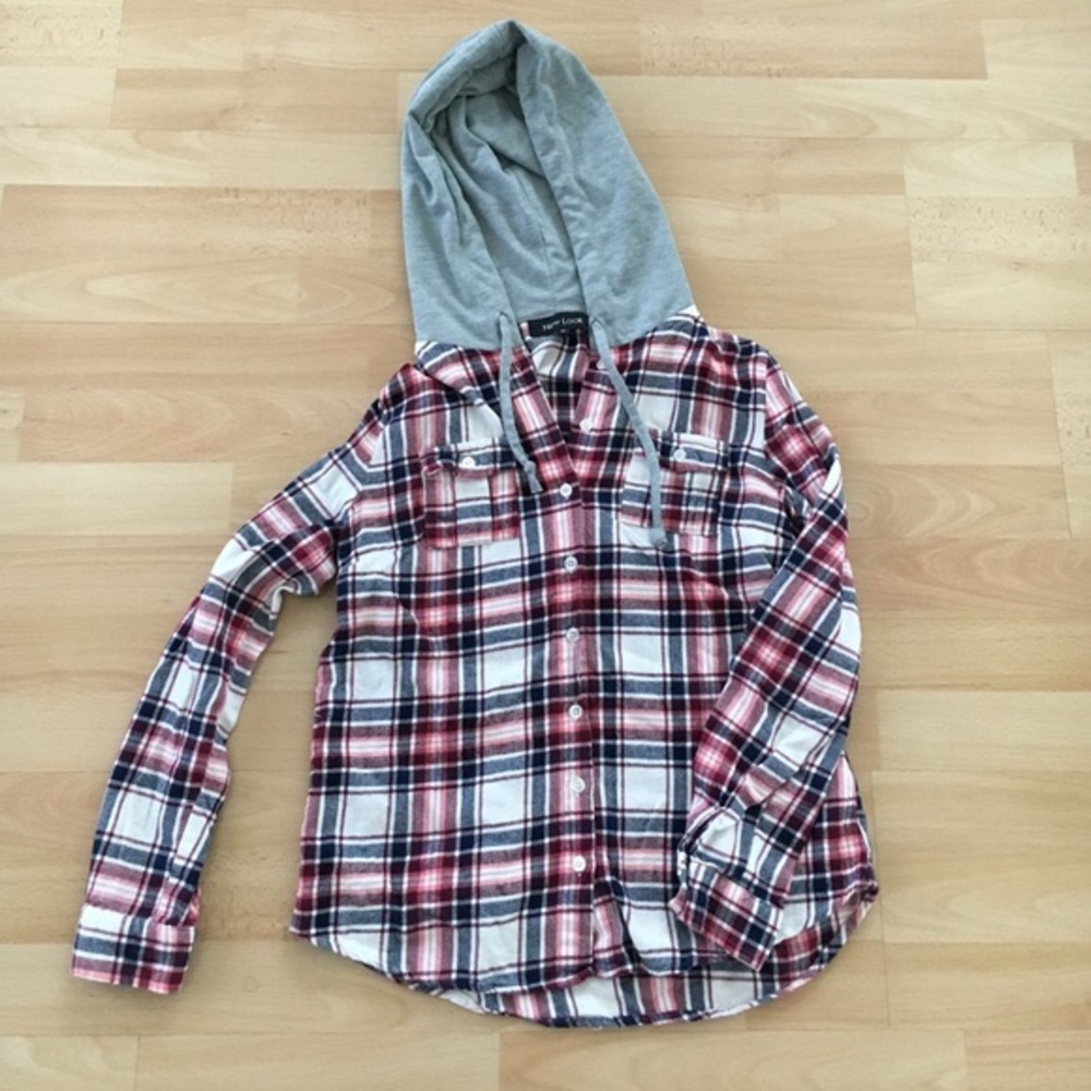 Plaid Hooded Flannel