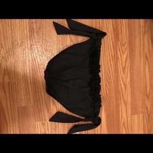 Kenneth Cole black bikini swim bottoms M