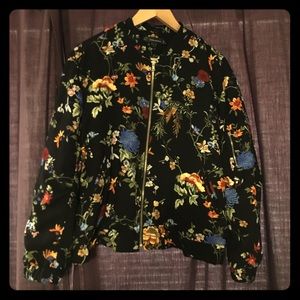 Zara Floral Bomber