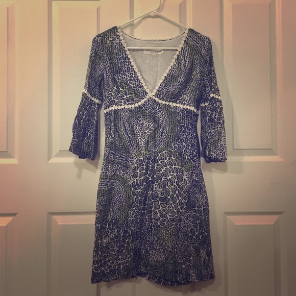 3 for $25 - Trina turk silk paisley dress small 0 - Picture 7 of 12