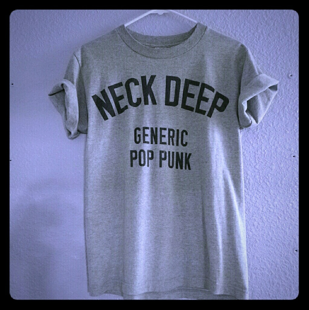 POP PUNK BAND TEE Neck Deep "Generic Pop Punk"
