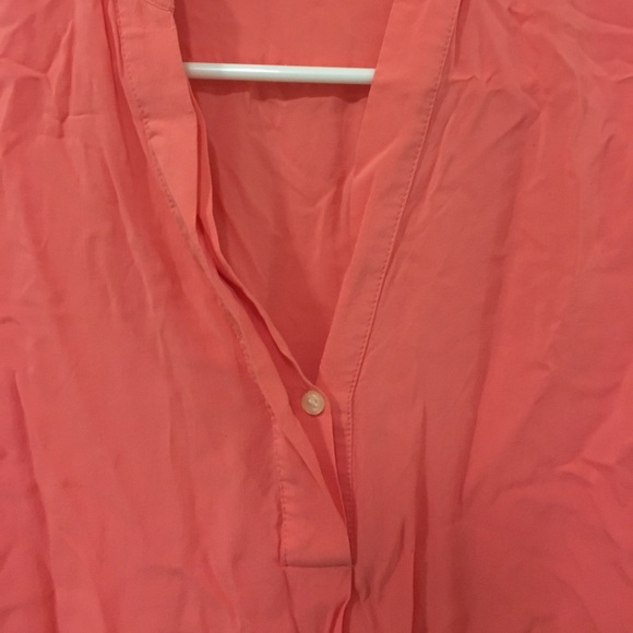 Gap peach coral blouse - Picture 3 of 4