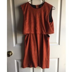 Burnt orange dress