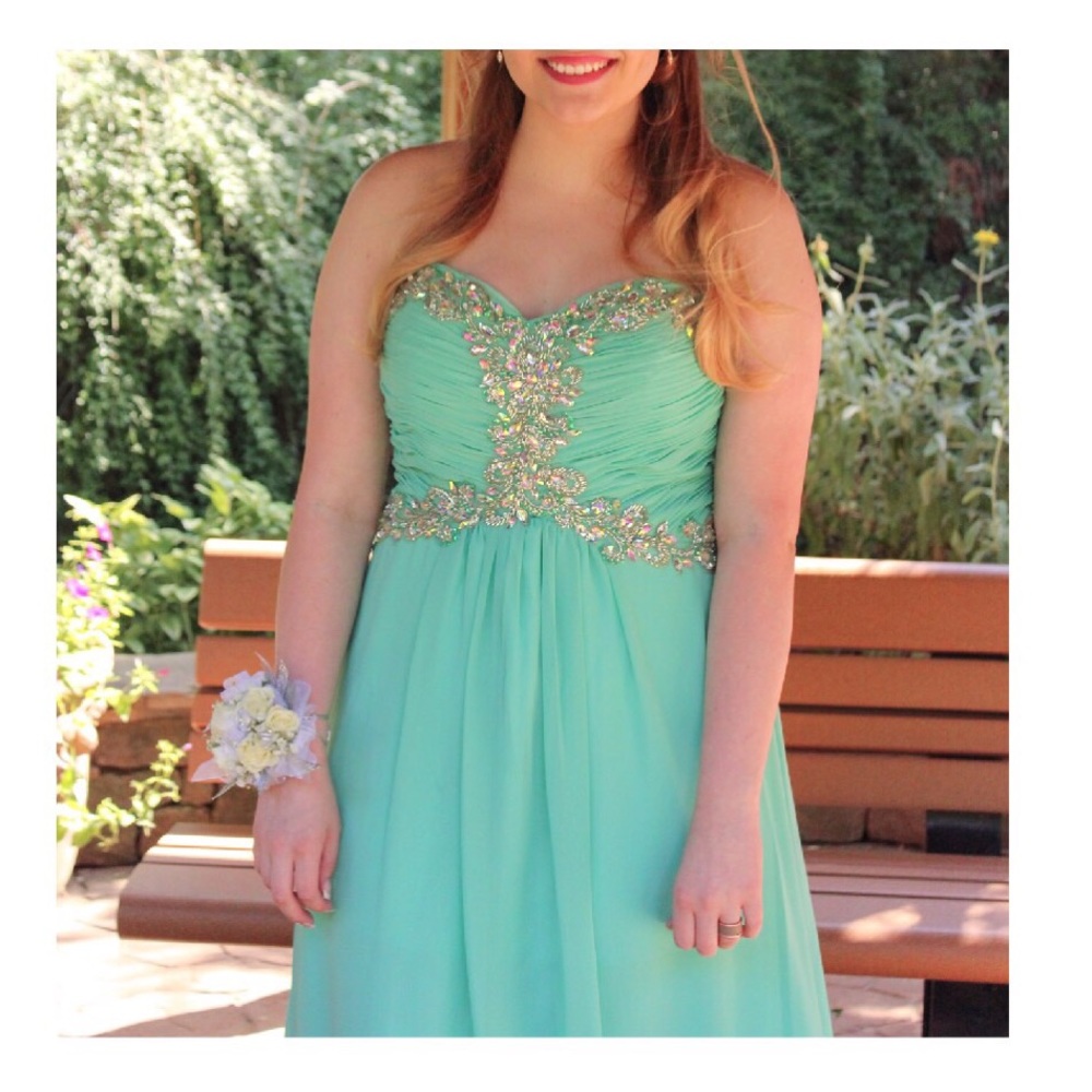 Strapless Prom Dress