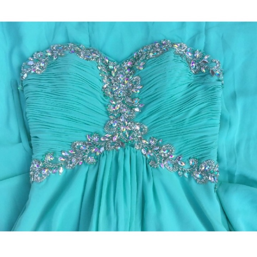 Strapless Prom Dress - Picture 2 of 4