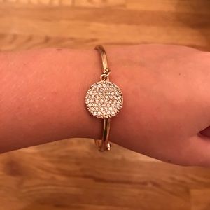 Kate Spade rose gold sparkle charm bracelet!❤️